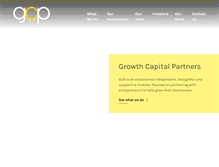 Tablet Screenshot of growthcapital.co.uk